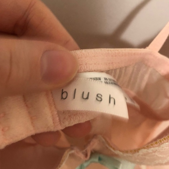 Blush Pink Silk Blend Lingerie Ballet Princess - Picture 2 of 4